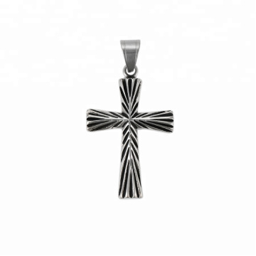 33753 xuping série Religião 2018 design Simples moda arma preta cor cruz pingente